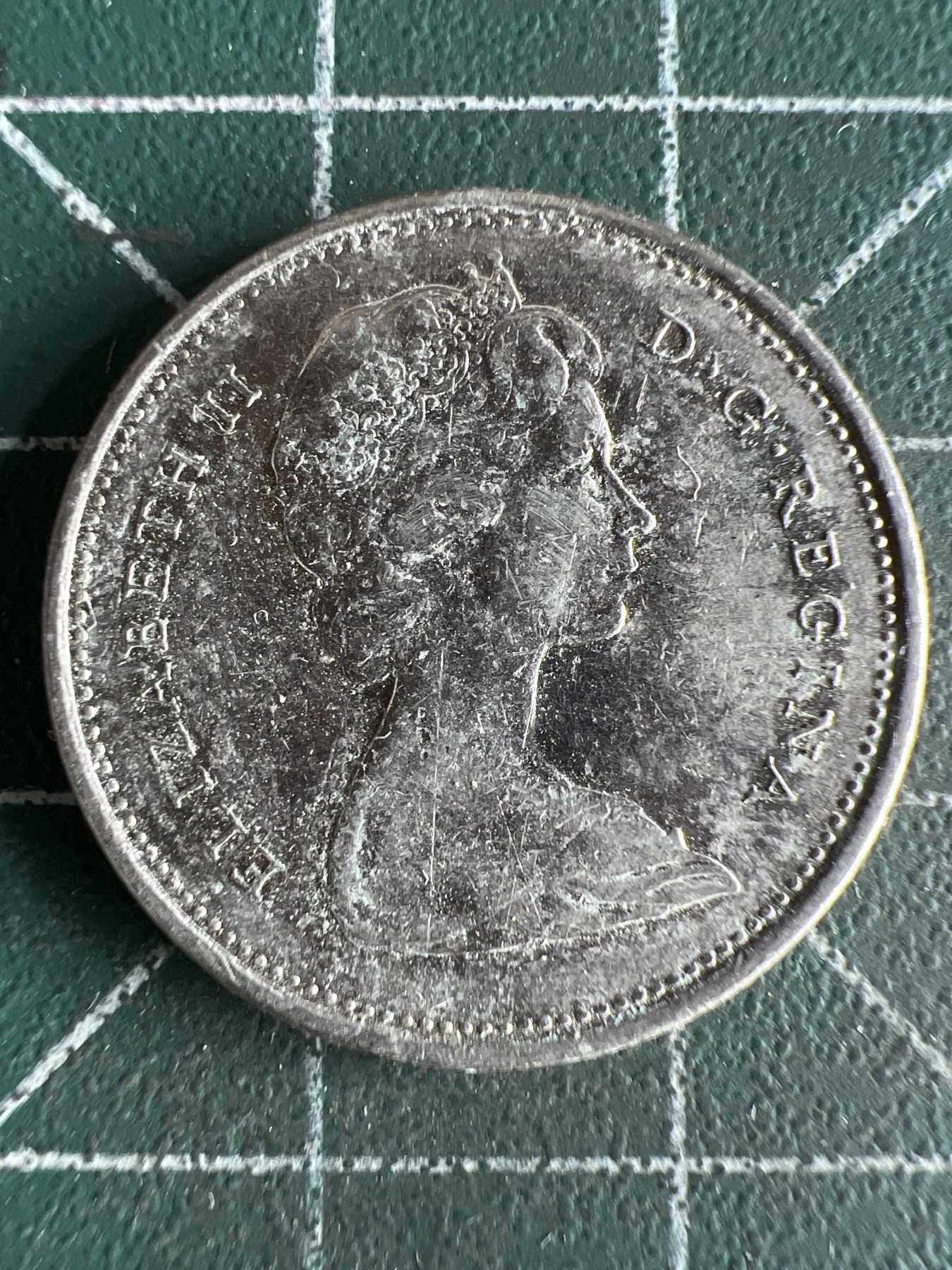 第549期 硬币专场 （无押金，捡漏，全场50包邮，偏远地区除外，接收代拍业务） 加拿大25分 青年 1976年