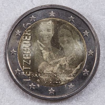 S&S Numismatic世界钱币-拍卖 第124期  - 卢森堡2020年 纪尧姆王子出生 2欧元纪念币 照片版
