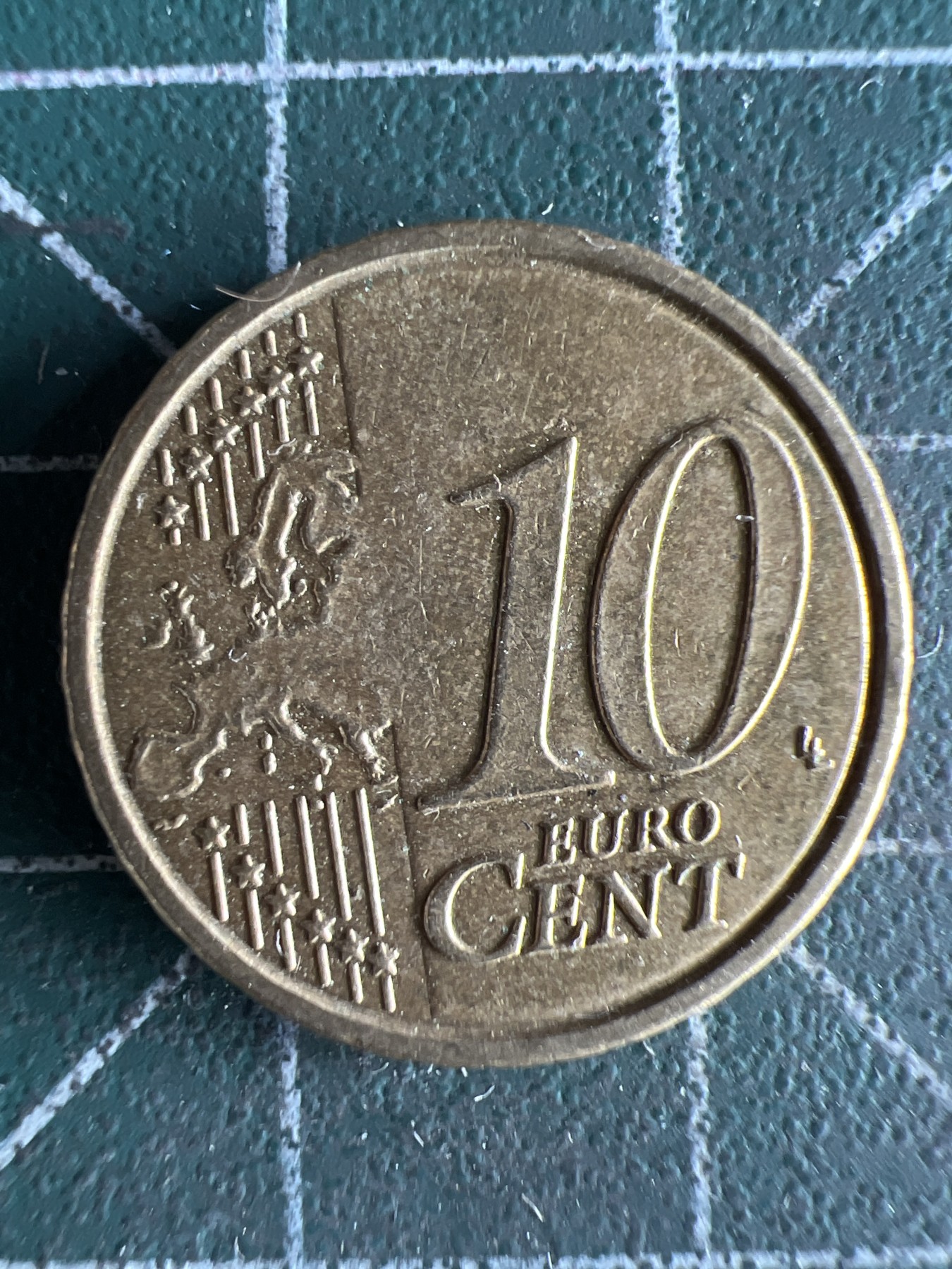 第549期 硬币专场 （无押金，捡漏，全场50包邮，偏远地区除外，接收代拍业务） 意大利10欧分 2010年