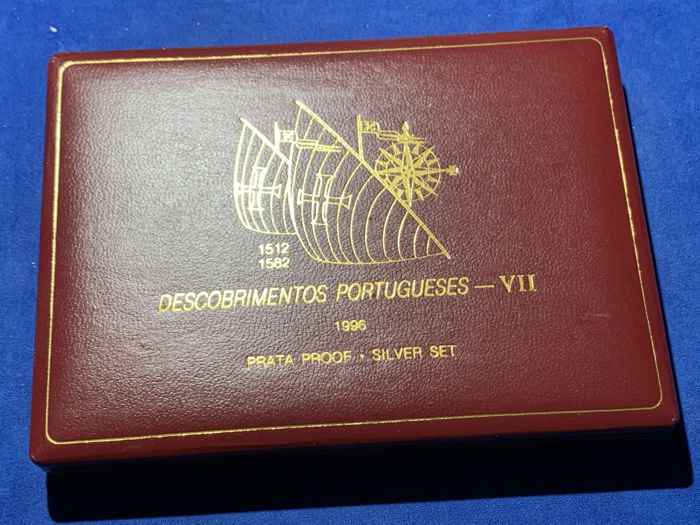 《竞宝斋》第247场-周日，周一 ，周二3场连拍 (全场包邮) 原盒证书 葡萄牙1996年 中国近海系列 200埃斯库多 四枚套 精制大银币 单枚26.5克 总重106克 925银 非常漂亮 该系列中少见品种