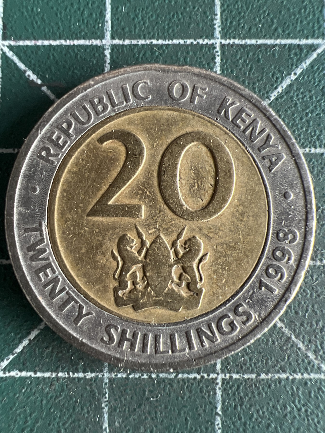 第586期 硬币专场 （无押金，捡漏，全场50包邮，偏远地区除外，接收代拍业务） 肯尼亚20先令