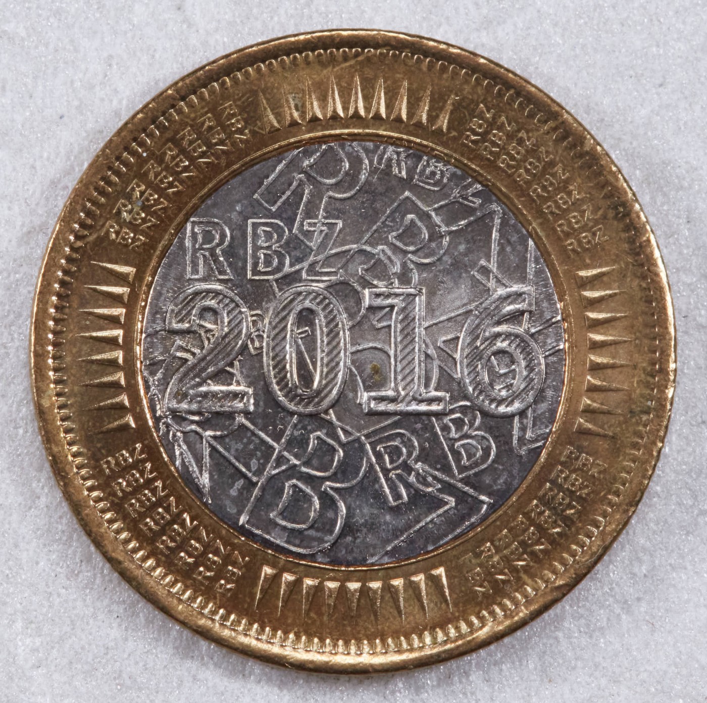 S&S Numismatic世界钱币-拍卖 第124期  津巴布韦2016年1元双色币