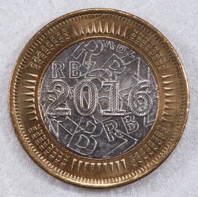 S&S Numismatic世界钱币-拍卖 第124期  - 津巴布韦2016年1元双色币