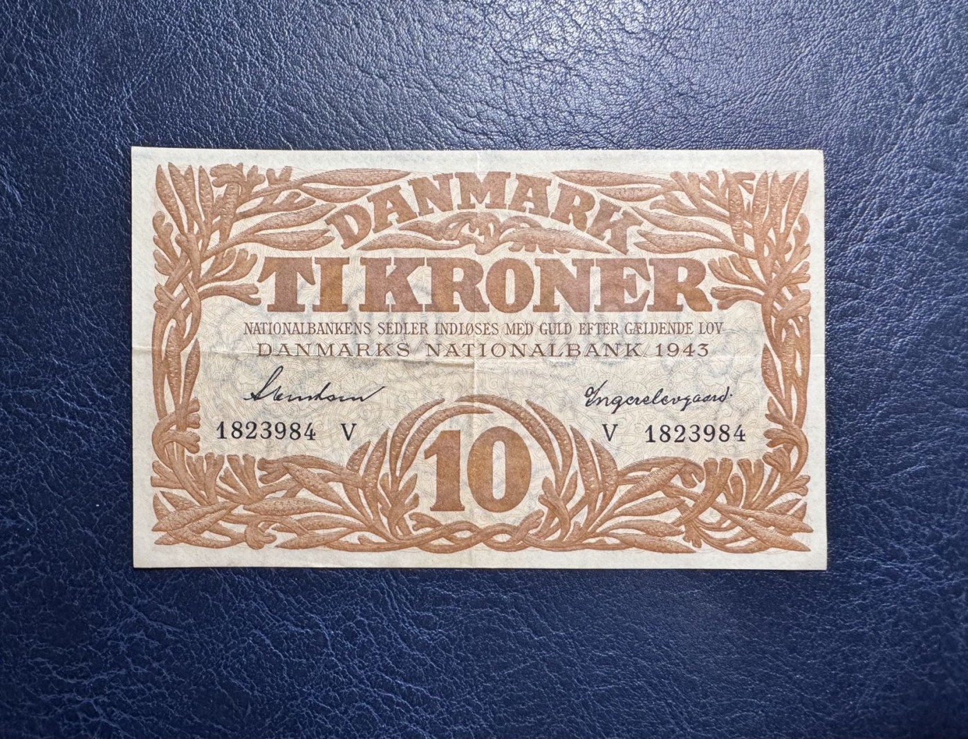 收藏联盟Quantum Auction 第330期拍卖  丹麦1943年10克朗 品相如图 商业之神 墨丘利