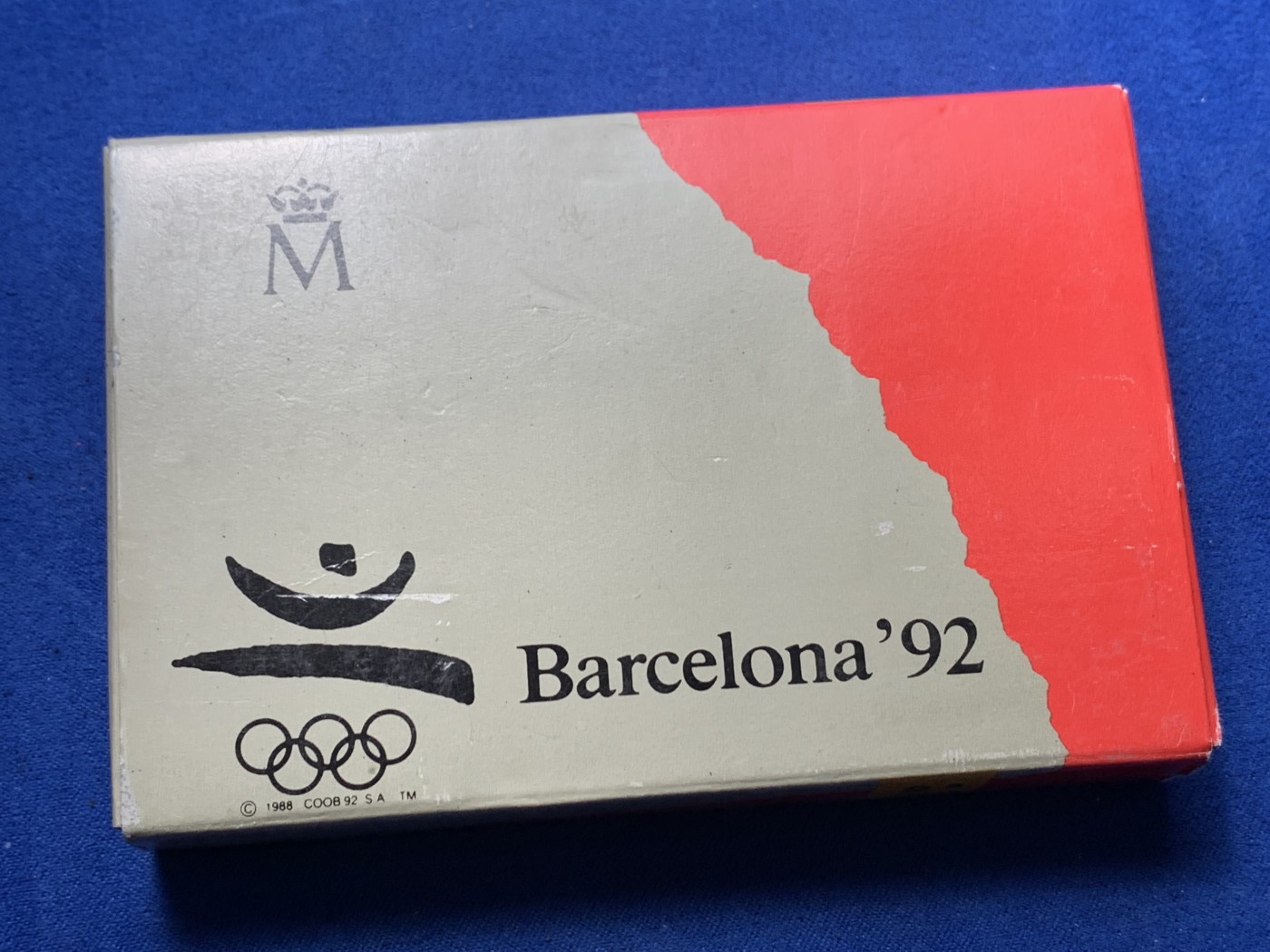 《竞宝斋》第247场-周日，周一 ，周二3场连拍 (全场包邮) 西班牙 1990 奥运纪念 跑男 2000比塞塔银币 27克 925银