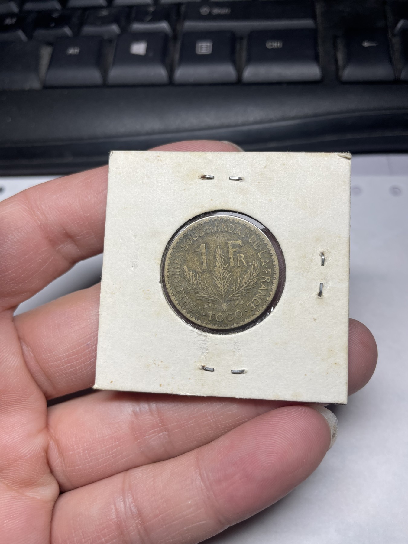 2024年集古藏今外币拍卖第一期-第10场非洲专场（总第10拍） 1924年多哥1法郎