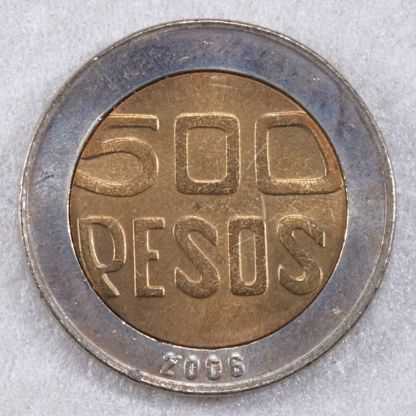 S&S Numismatic世界钱币-拍卖 第124期  哥伦比亚2006年500比索双色币