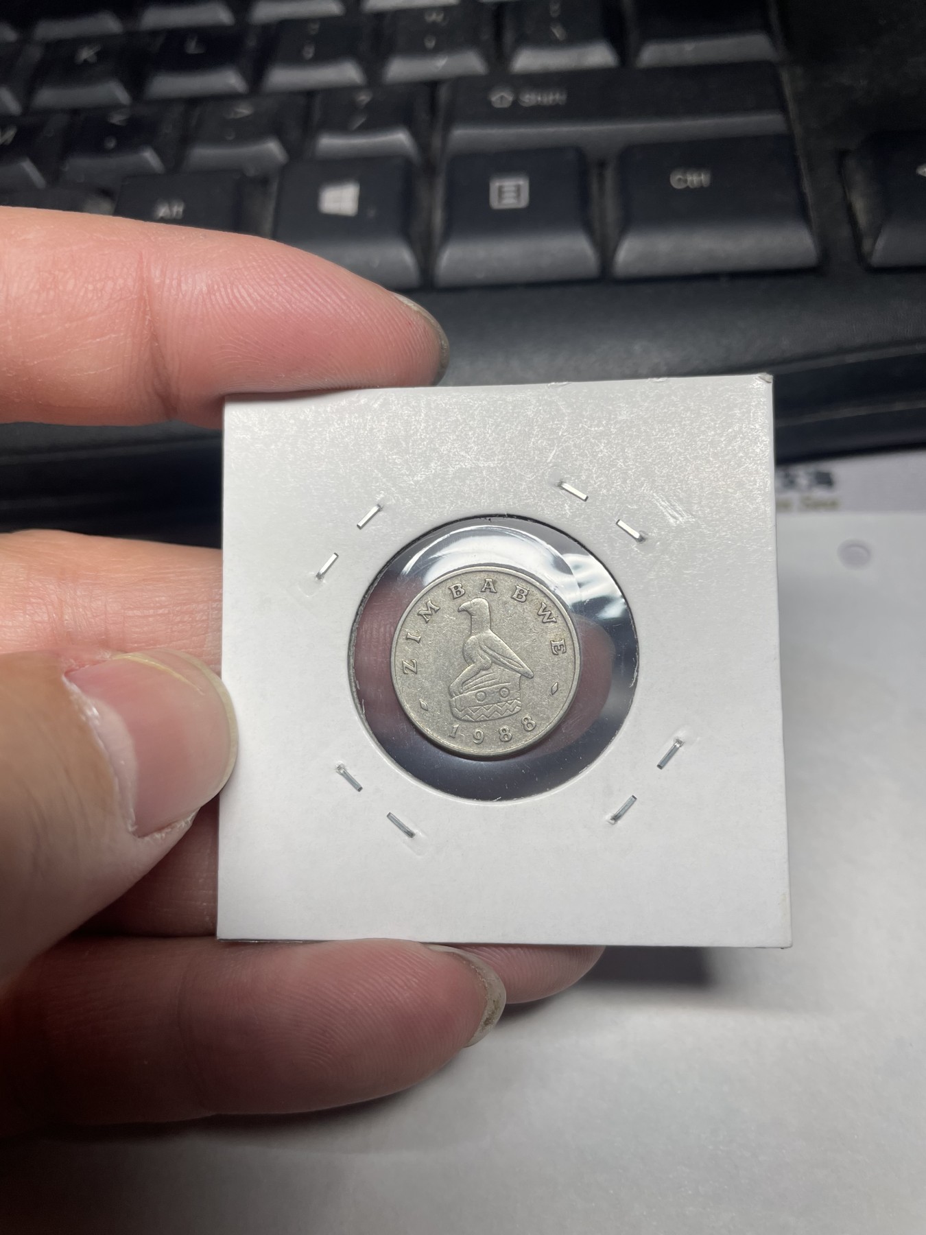 2024年集古藏今外币拍卖第一期-第10场非洲专场（总第10拍） 1988年津巴布韦5分