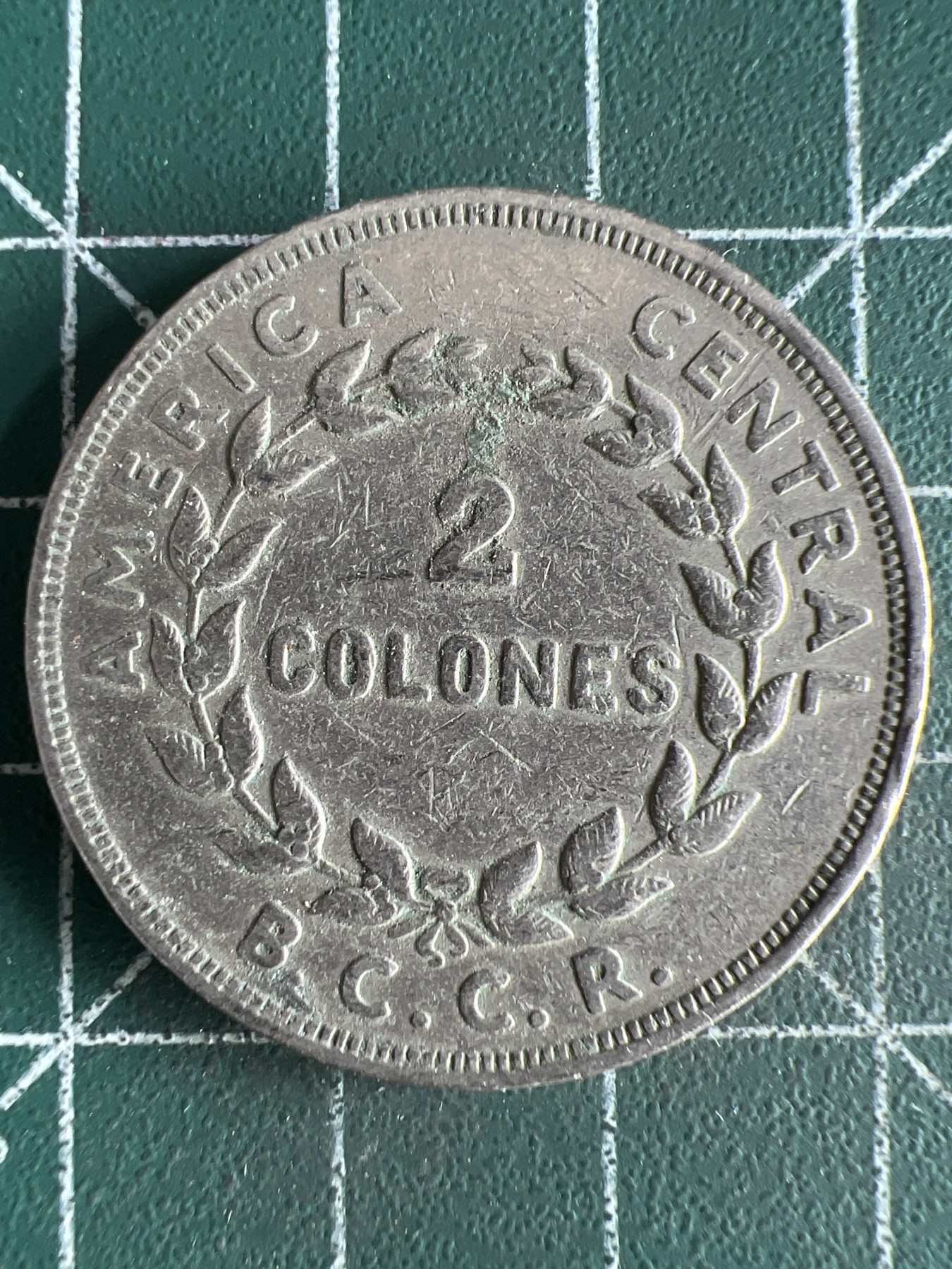 第549期 硬币专场 （无押金，捡漏，全场50包邮，偏远地区除外，接收代拍业务） 哥斯达黎加2克朗 1972年