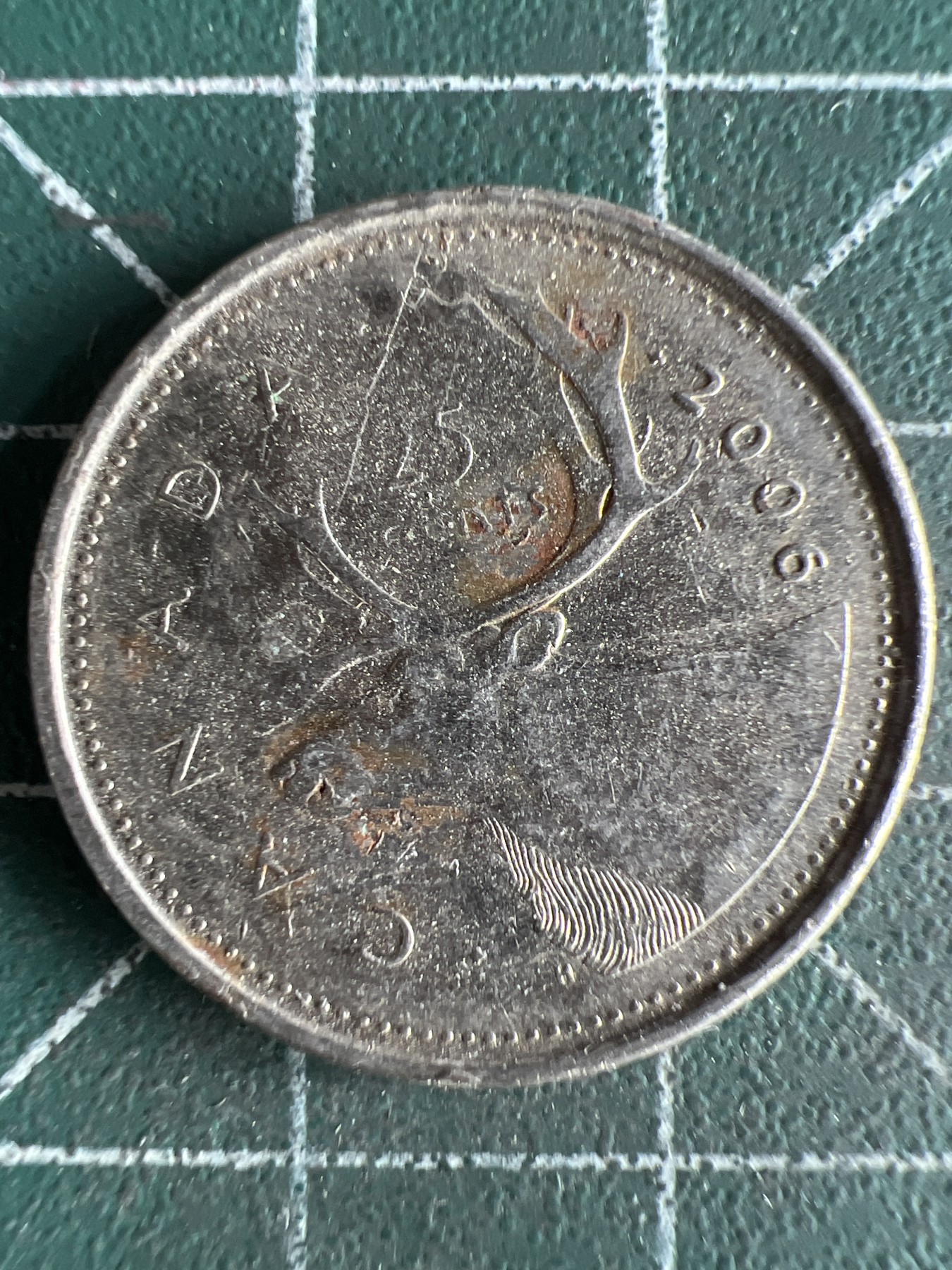 第549期 硬币专场 （无押金，捡漏，全场50包邮，偏远地区除外，接收代拍业务） 加拿大25分 老年 2006年