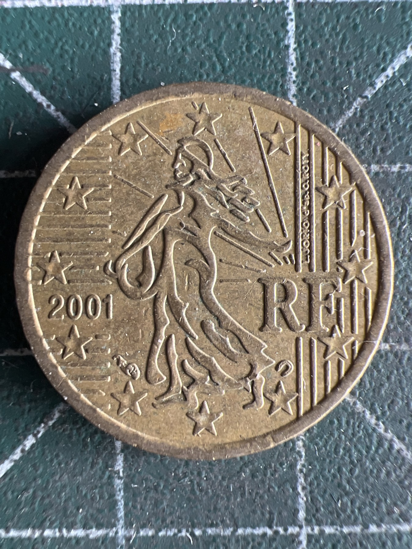 第549期 硬币专场 （无押金，捡漏，全场50包邮，偏远地区除外，接收代拍业务） 法国10欧分 2001年