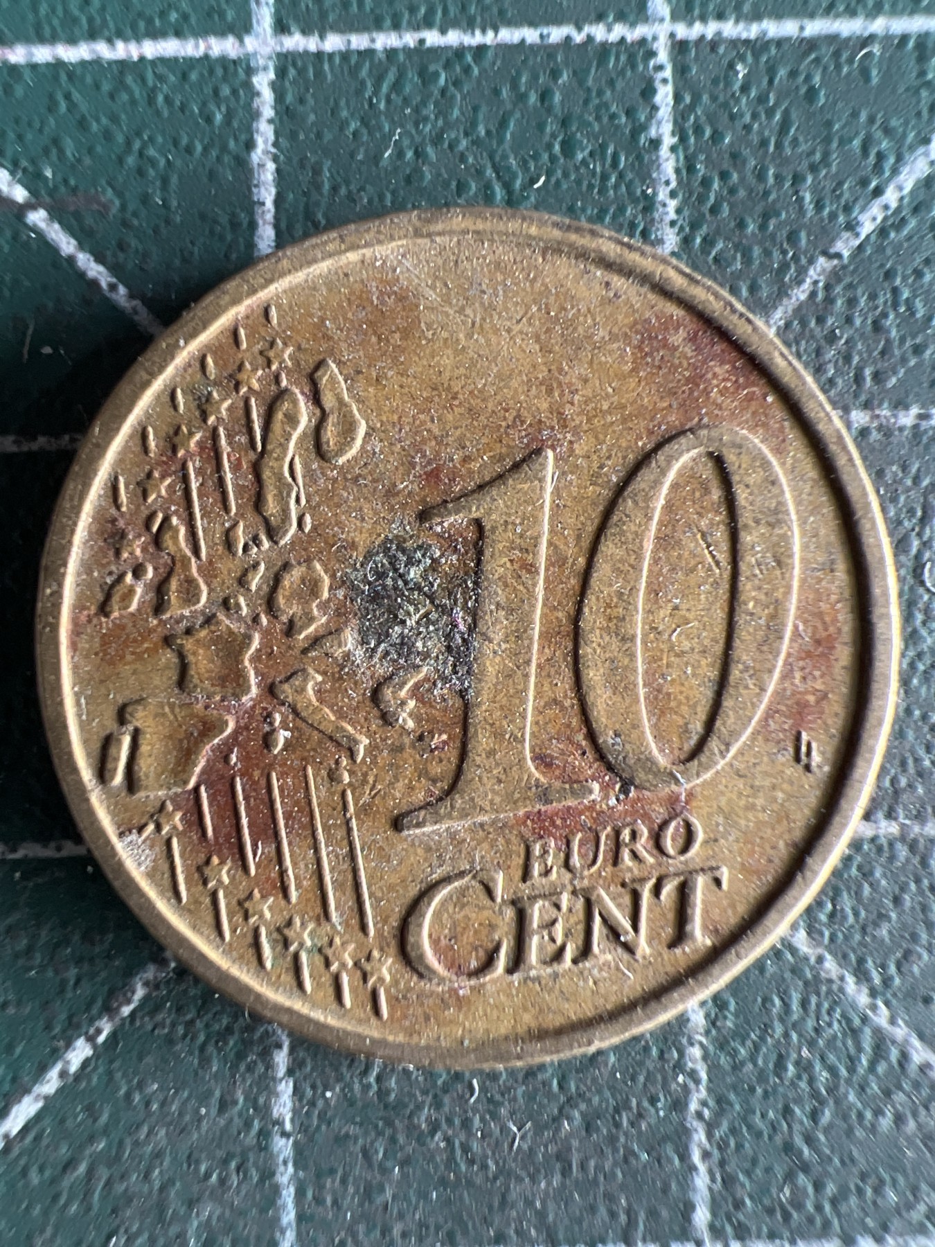 第658期 硬币场 （无押金，捡漏，全场50包邮，偏远地区除外，接收代拍业务，本店十天发一次货） 意大利10欧分 2002年