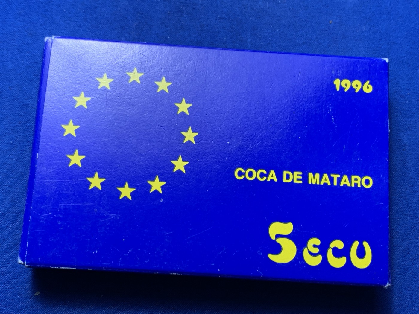 《竞宝斋》第247场-周日，周一 ，周二3场连拍 (全场包邮) 西班牙1996年 航船 5ECU大银币 33.6克 925银 原盒证书