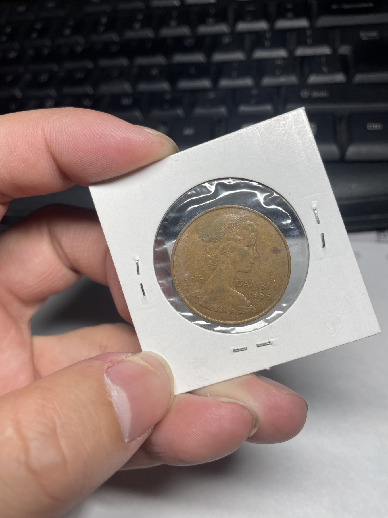 2024年集古藏今外币拍卖第一期-第10场非洲专场（总第10拍） 1966年冈比亚1先令