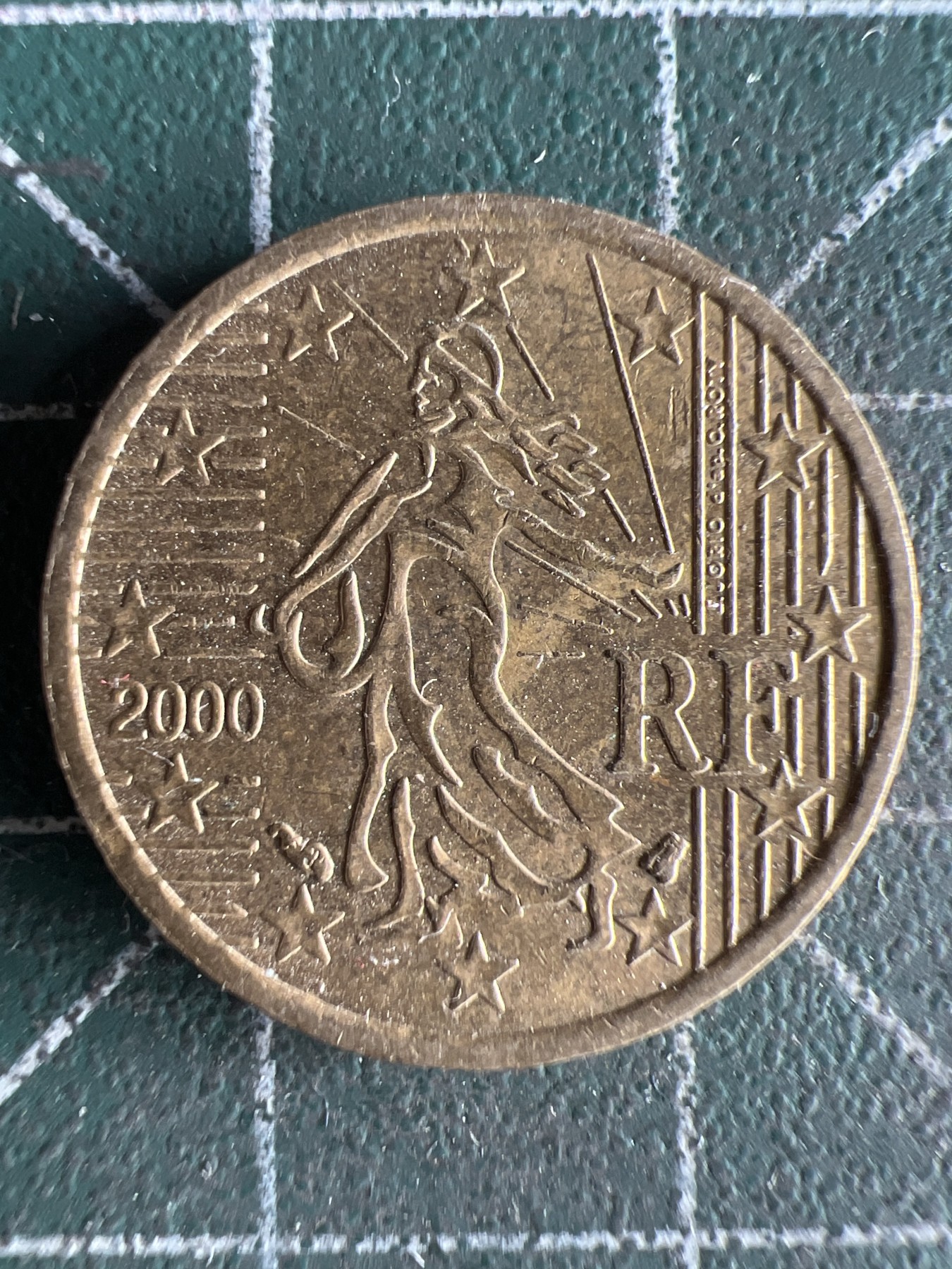 第549期 硬币专场 （无押金，捡漏，全场50包邮，偏远地区除外，接收代拍业务） 法国10欧分 2000年