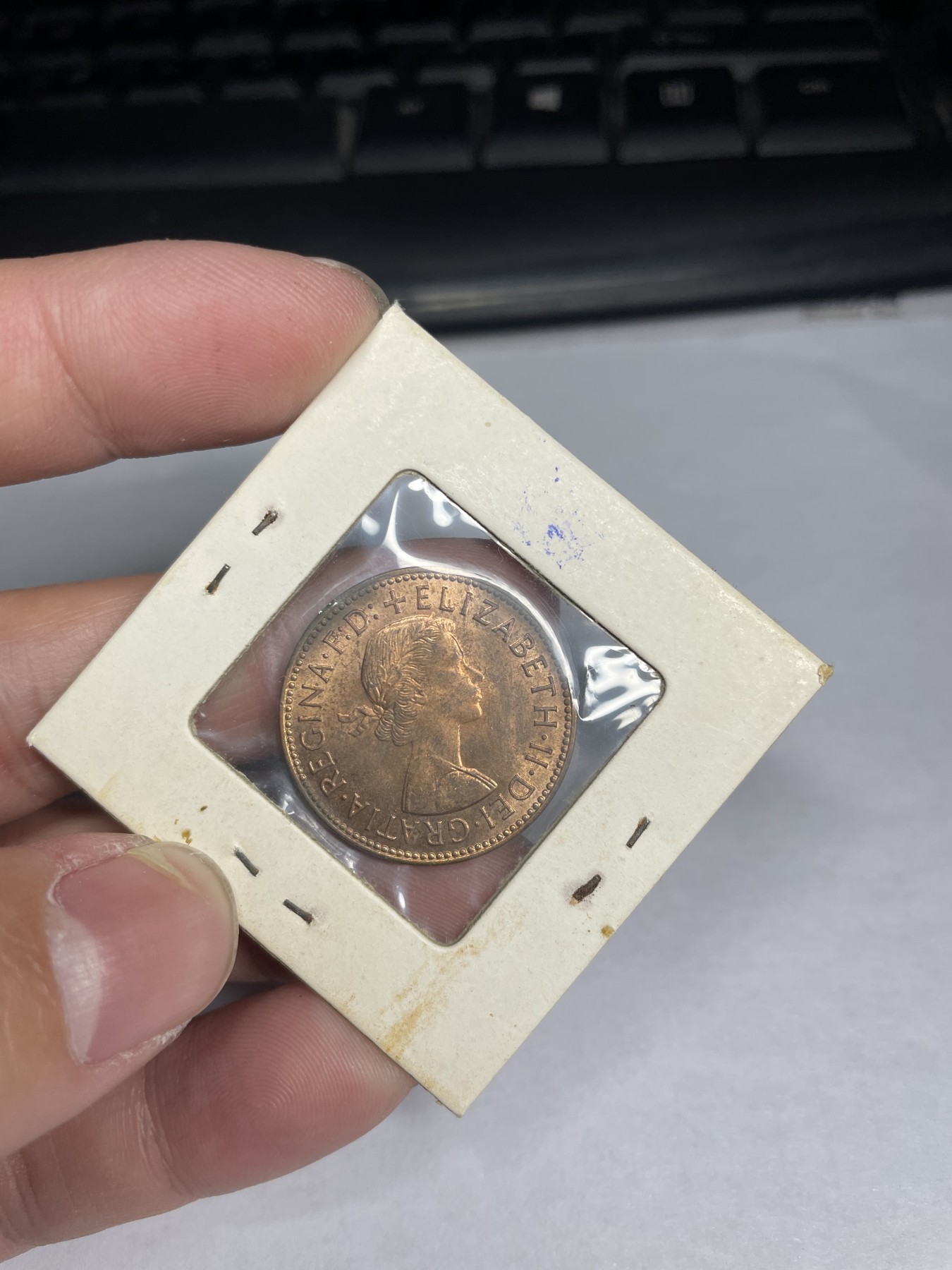 2024年集古藏今外币拍卖第二期-第1场（总第11拍） 1966年带光英国半便士