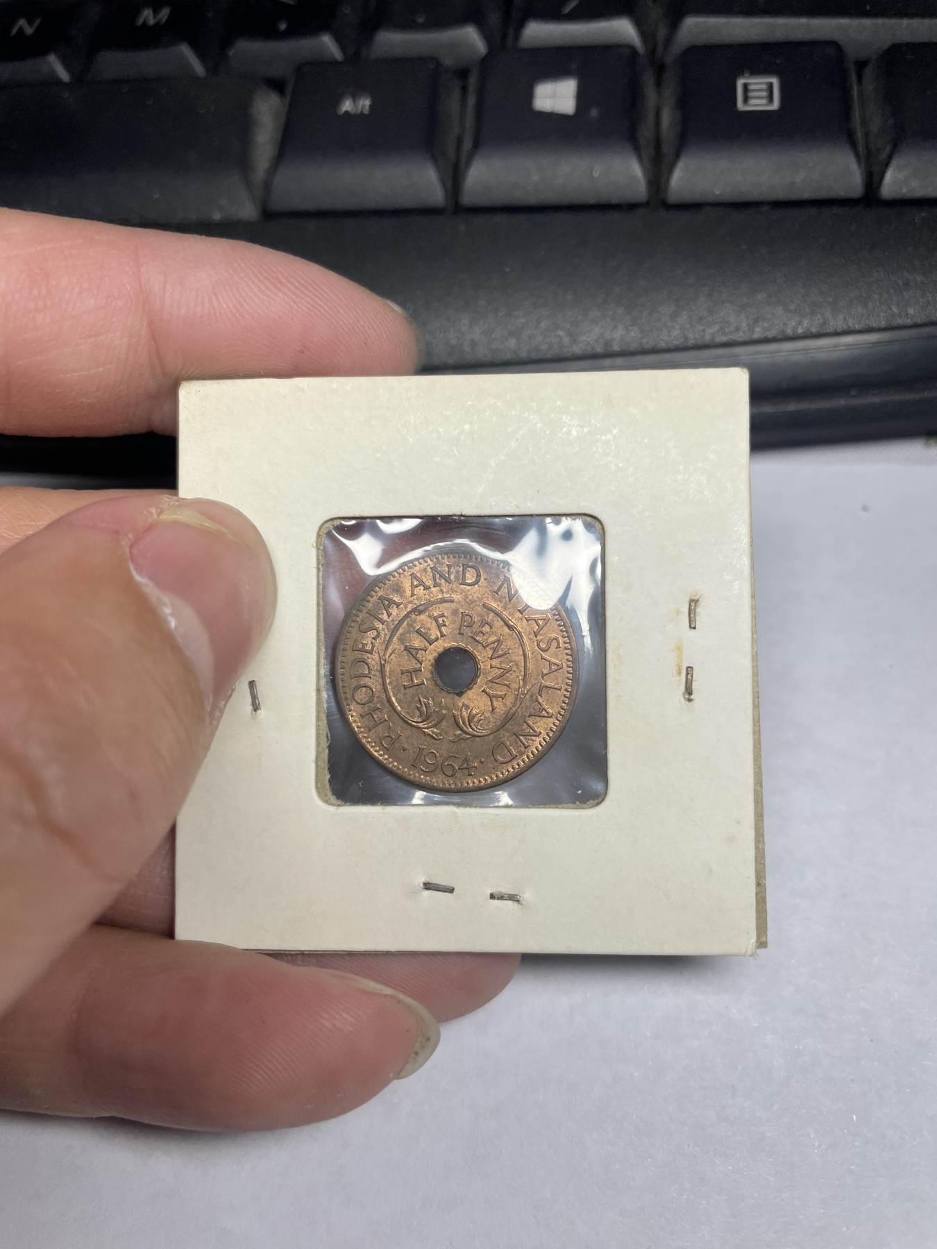 2024年集古藏今外币拍卖第二期-第1场（总第11拍） 带光1964年英属罗得西亚半便士