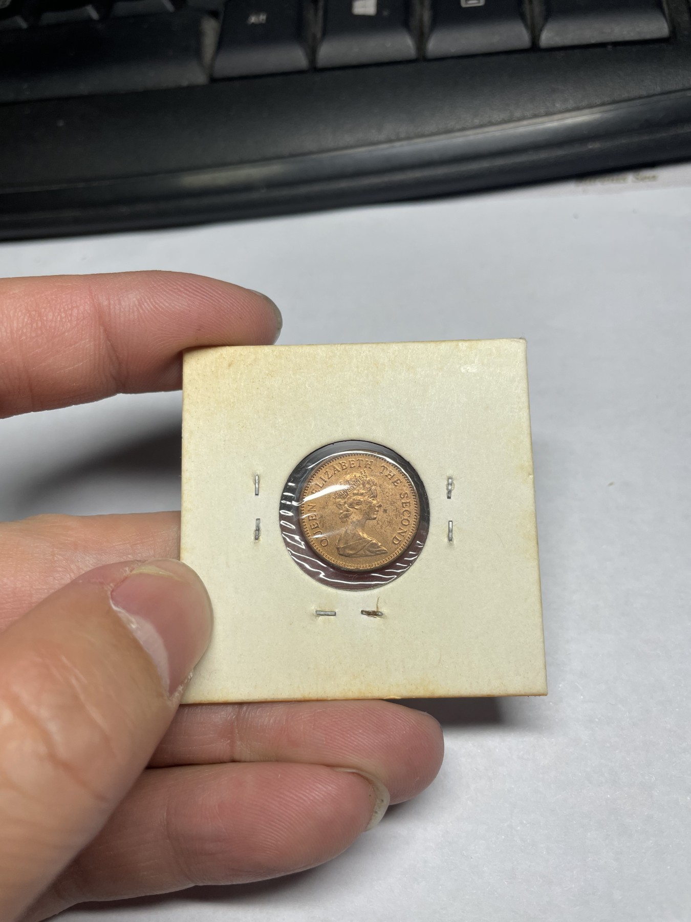 2024年集古藏今外币拍卖第二期-第1场（总第11拍） 带光品相1974年福克兰群岛1/2分