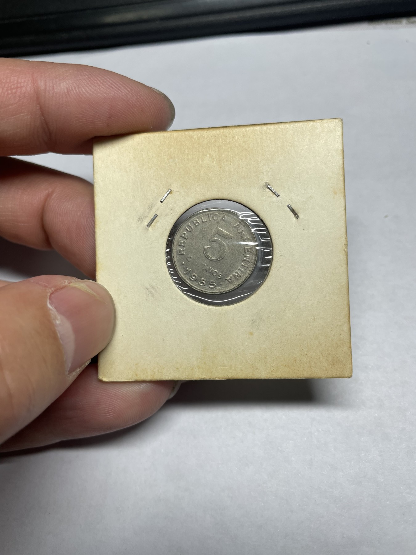 2024年集古藏今外币拍卖第二期-第1场（总第11拍） 1955年阿根廷5分