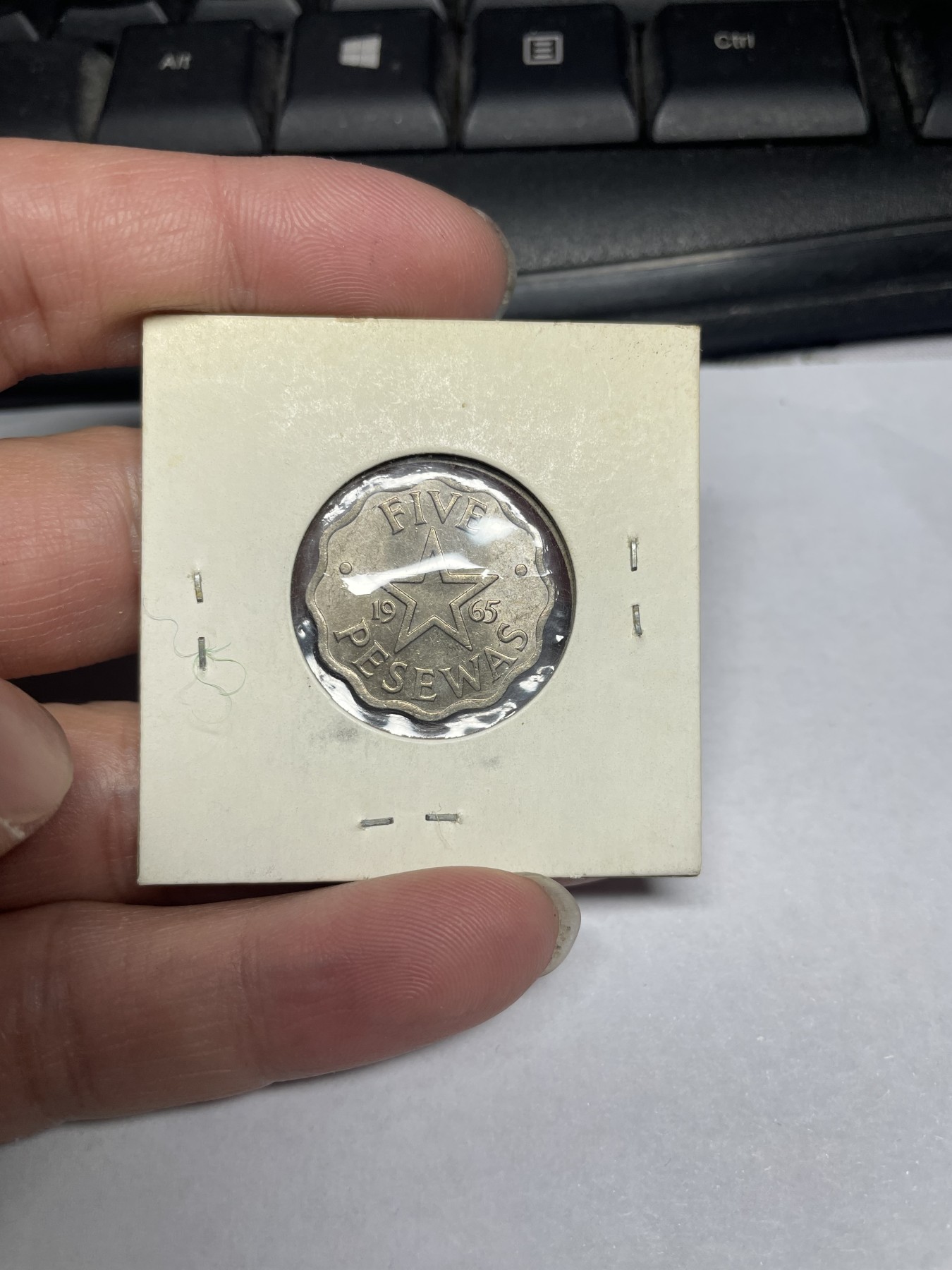 2024年集古藏今外币拍卖第二期-第1场（总第11拍） 带光品相1965年加纳50比塞瓦