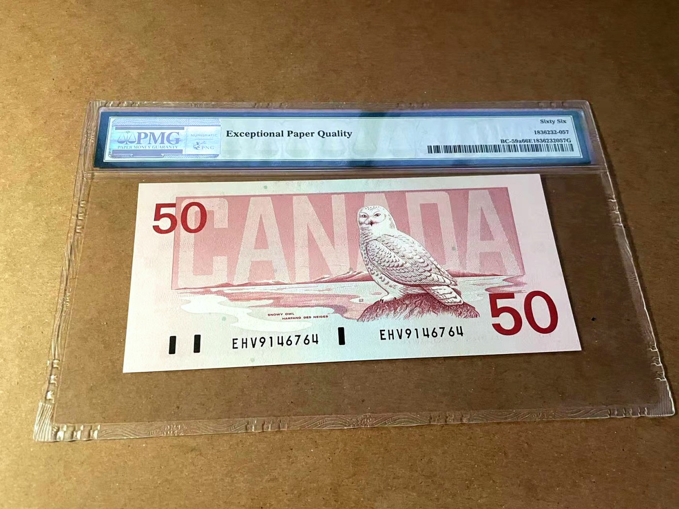 【Blue Auction】✨世界纸币精拍第445期【精】 加拿大 1988年50元 PMG66EPQ 