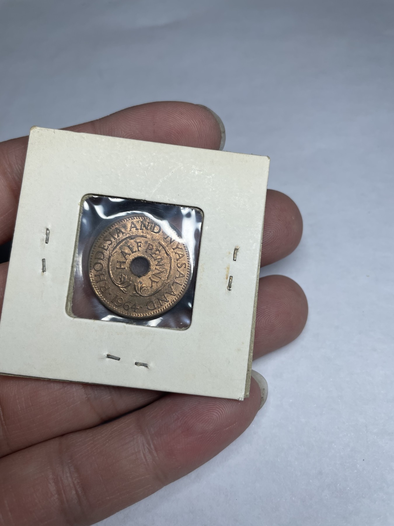 2024年集古藏今外币拍卖第二期-第1场（总第11拍） 带光1964年英属罗得西亚半便士