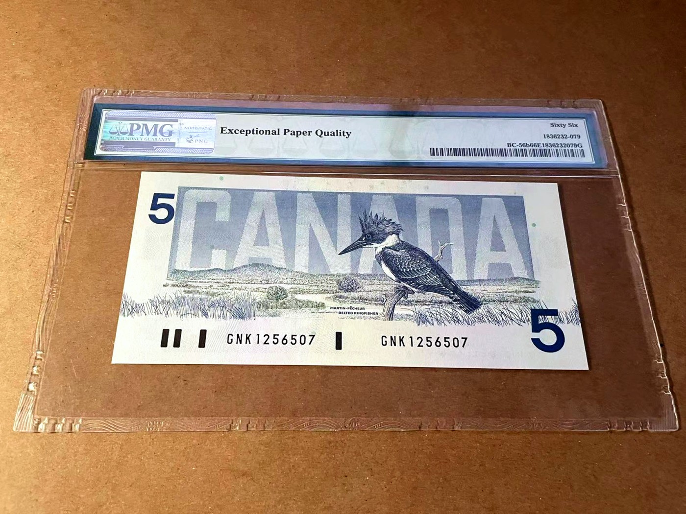 【Blue Auction】✨世界纸币精拍第445期【精】 加拿大 1986年5元 PMG66EPQ 