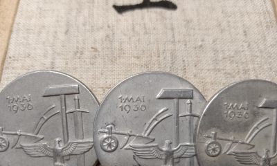 Third Reich1936nsdap劳动节徽章，背后都带制造厂商标 - Third Reich1936nsdap劳动节徽章，背后都带制造厂商标