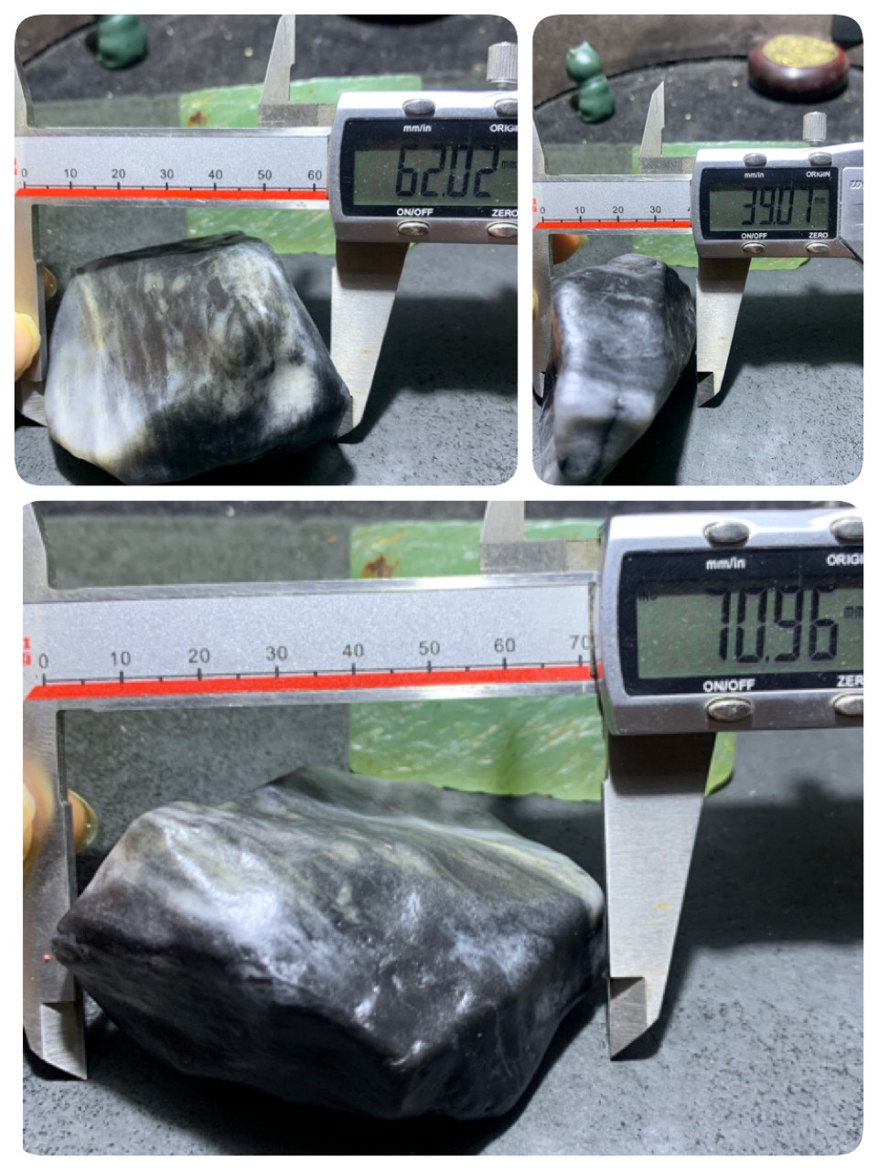 放福利！精美天然地表满青花金丝玉籽料原石一块！