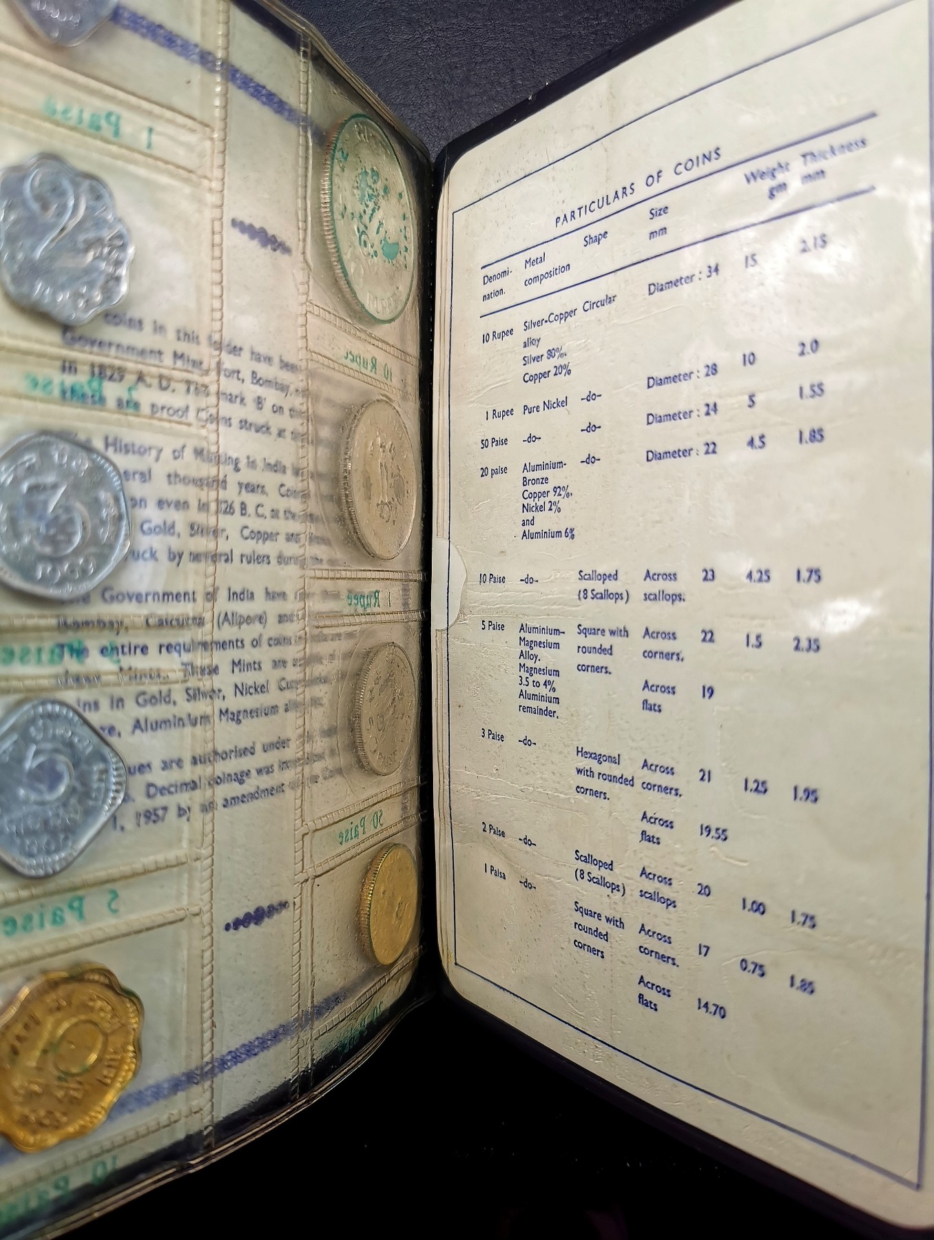 凡希社世界钱币微拍第二百六十三期 1969印度共和国精铸PS原厂包装带证书，币有氧化，包装塑料PVC溢出。