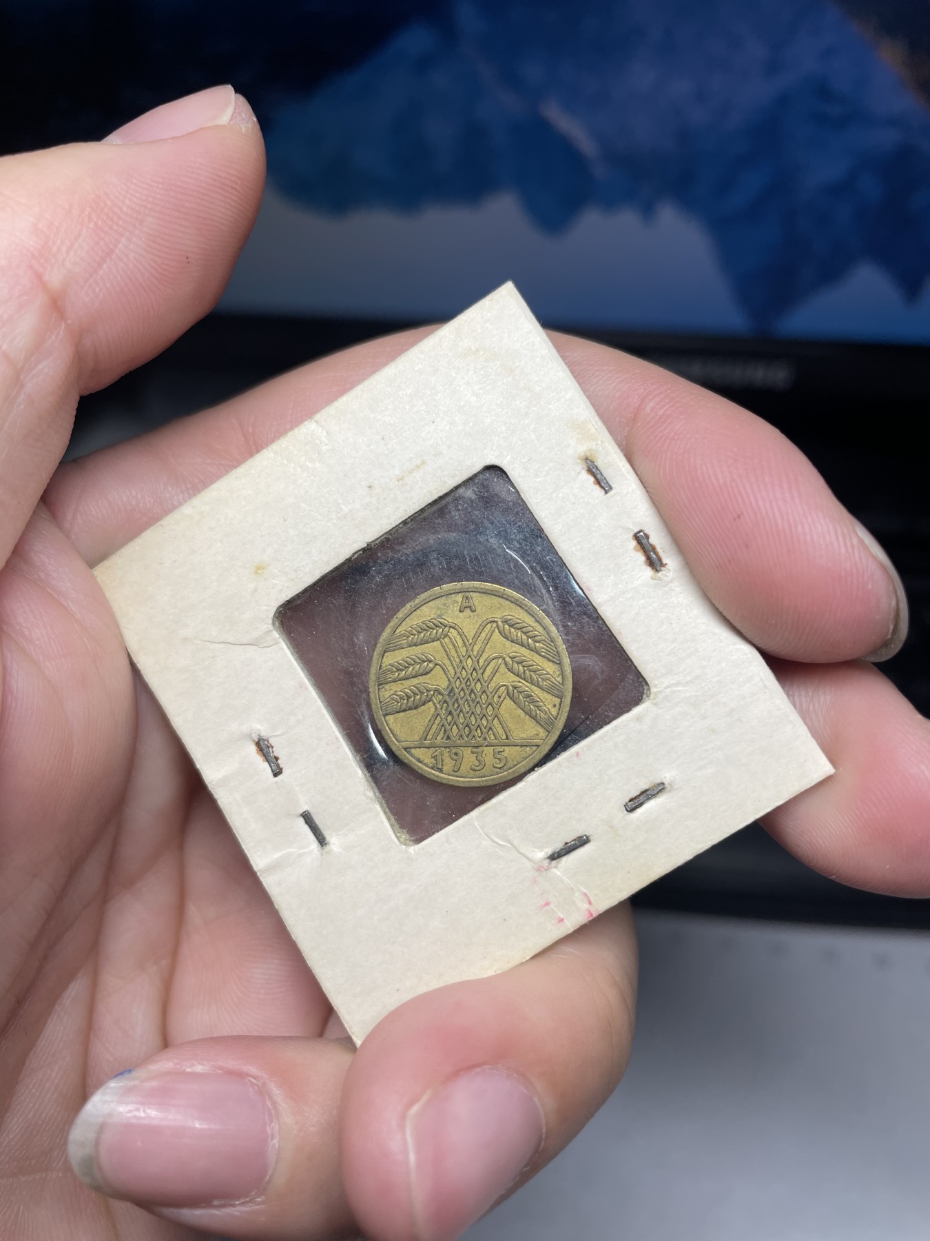 2024年集古藏今外币拍卖第二期-第3场（总第13拍） 1935年魏玛德国A版5芬尼