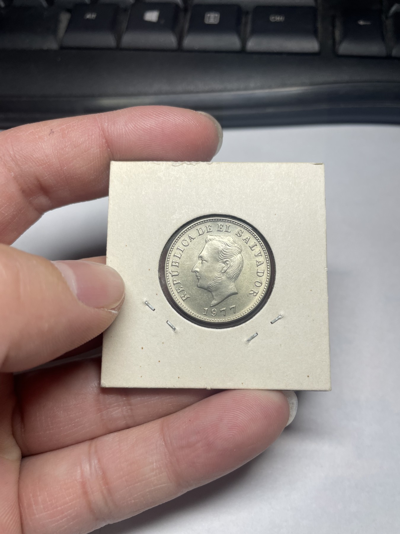 2024年集古藏今外币拍卖第二期-第2场（总第12拍） 原光1977年萨尔瓦多5分