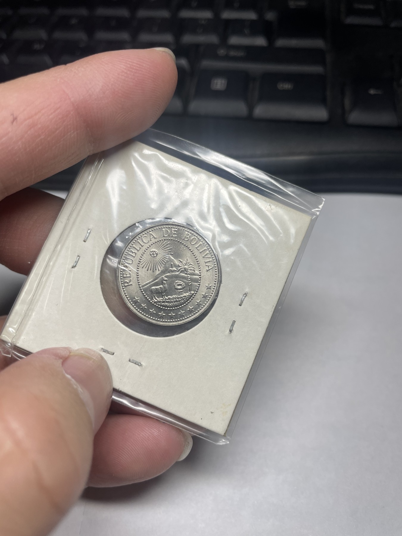 2024年集古藏今外币拍卖第二期-第2场（总第12拍） 原光1971年玻利维亚20分