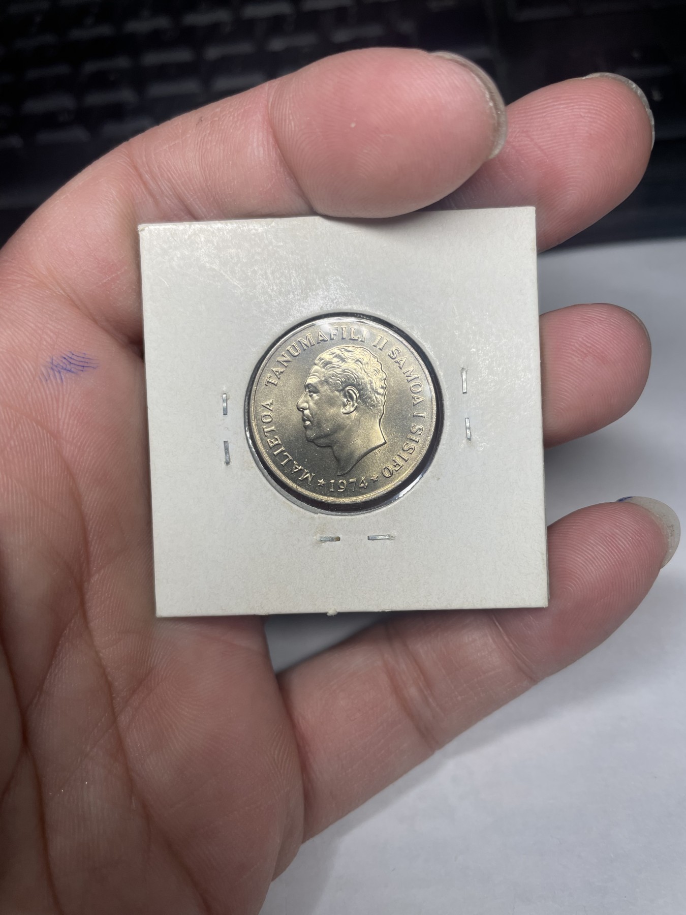 2024年集古藏今外币拍卖第二期-第2场（总第12拍） 原光1974年西萨摩亚10分