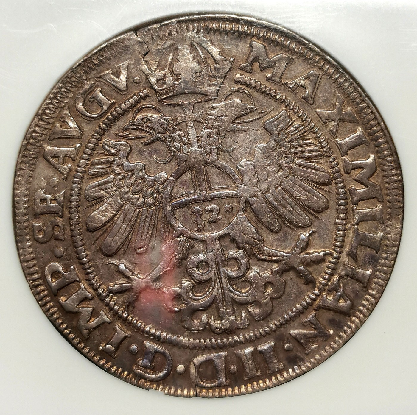 凡希社世界钱币微拍第二百六十三期 荐！1573汉萨同盟帝国自由市吕贝克泰勒大银NGC-AU53 包浆油润，气韵古朴厚重的一枚！正面的金羊毛图案象征贸易与财富，从十二世纪到十六世纪，作为同盟首府的吕贝克曾是北欧最重要的商业中心。