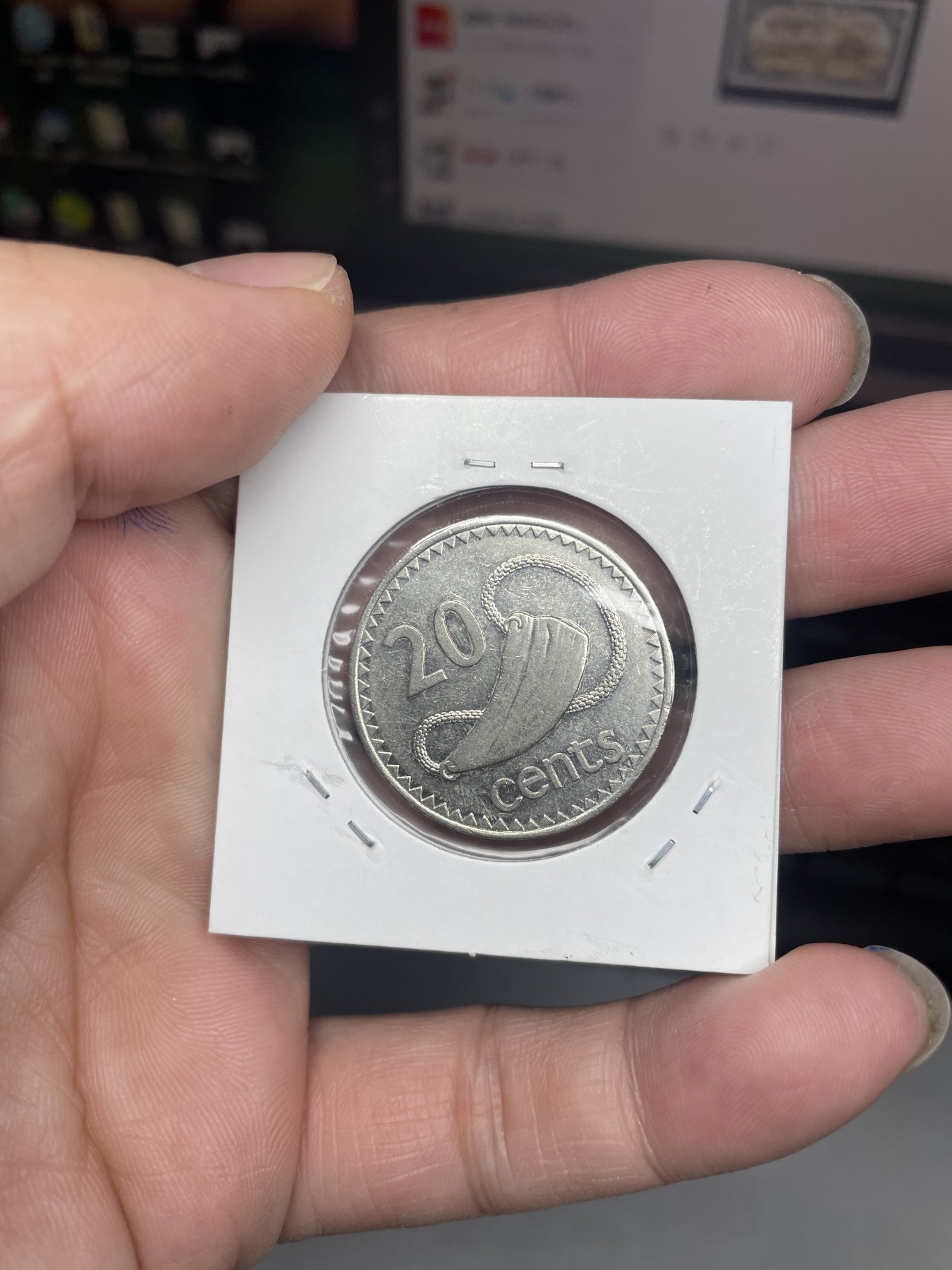 2024年集古藏今外币拍卖第二期-第3场（总第13拍） 1990年斐济20分