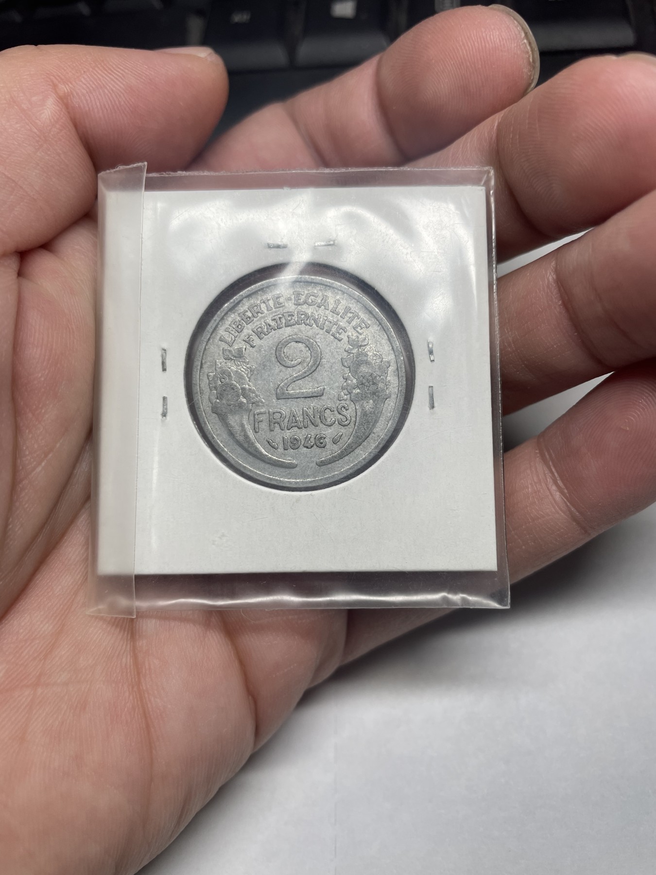 2024年集古藏今外币拍卖第二期-第2场（总第12拍） 1946年法国2法郎