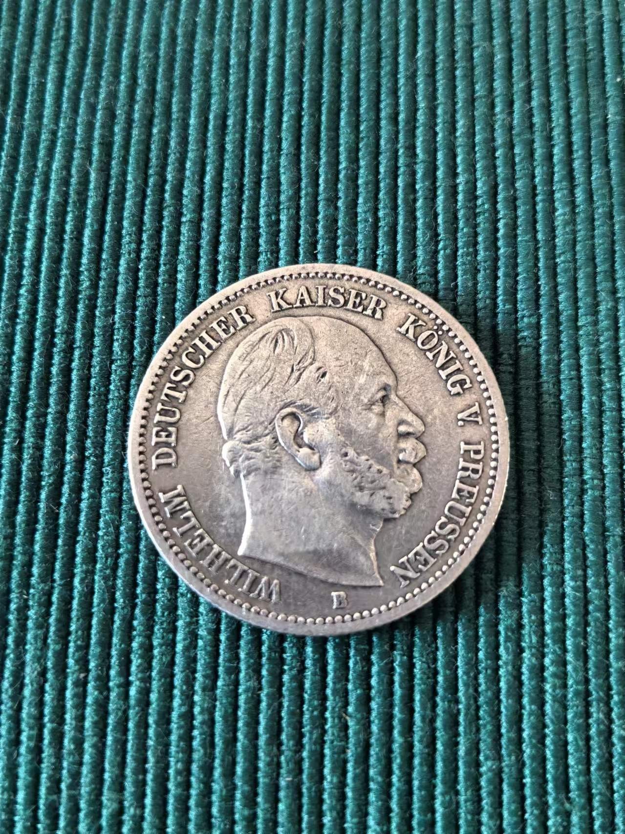 外国币章第二十二期（一分钟快速结束） 1876年德国2马克