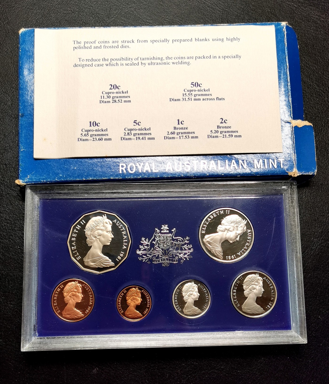 凡希社世界钱币微拍第二百六十三期 1981澳大利亚精铸PS