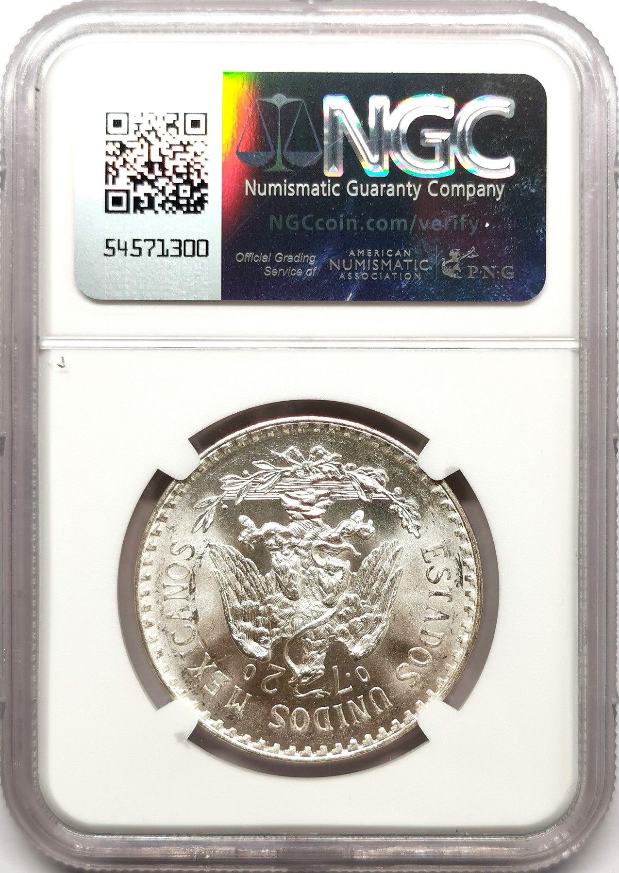 凡希社世界钱币微拍第二百六十三期 1932墨西哥比索银币NGC-MS64