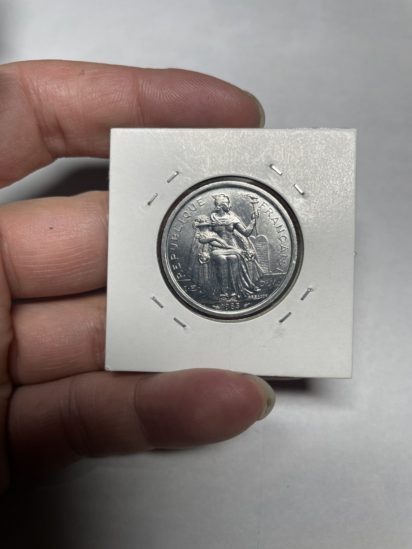 2024年集古藏今外币拍卖第二期-第3场（总第13拍） 原光1983年法属二分铝币