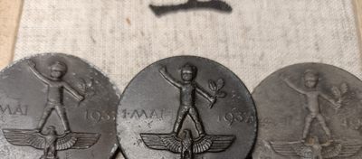 Third Reich1937nsdap劳动节徽章，此徽章背后带有制造商标 - Third Reich1937nsdap劳动节徽章，此徽章背后带有制造商标