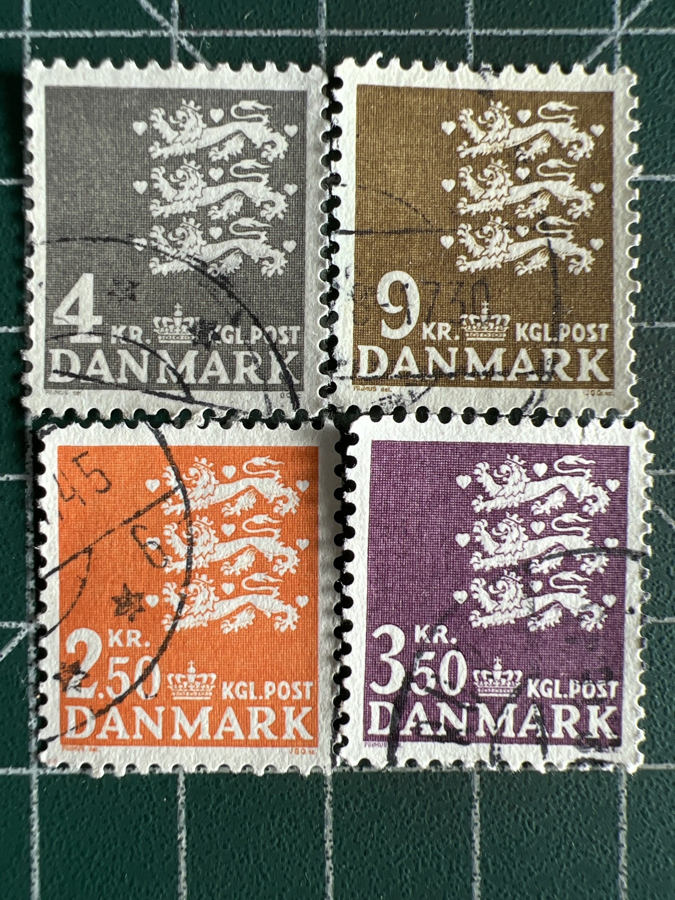 第552期 邮票、明信片专场 （无押金，捡漏，全场50包邮，偏远地区除外，接收代拍业务） 丹麦邮票