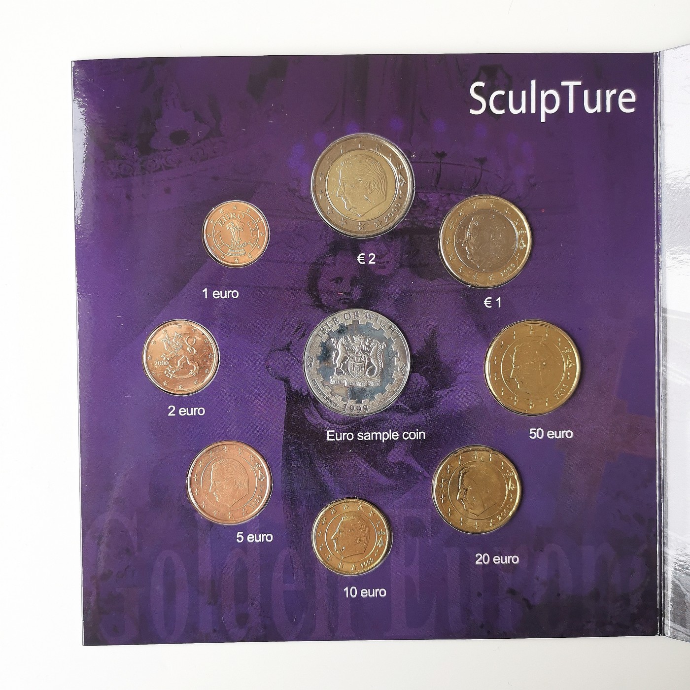 第一海外回流一元起拍收藏 散币专场 第72期 欧洲 欧元流通币 硬币册