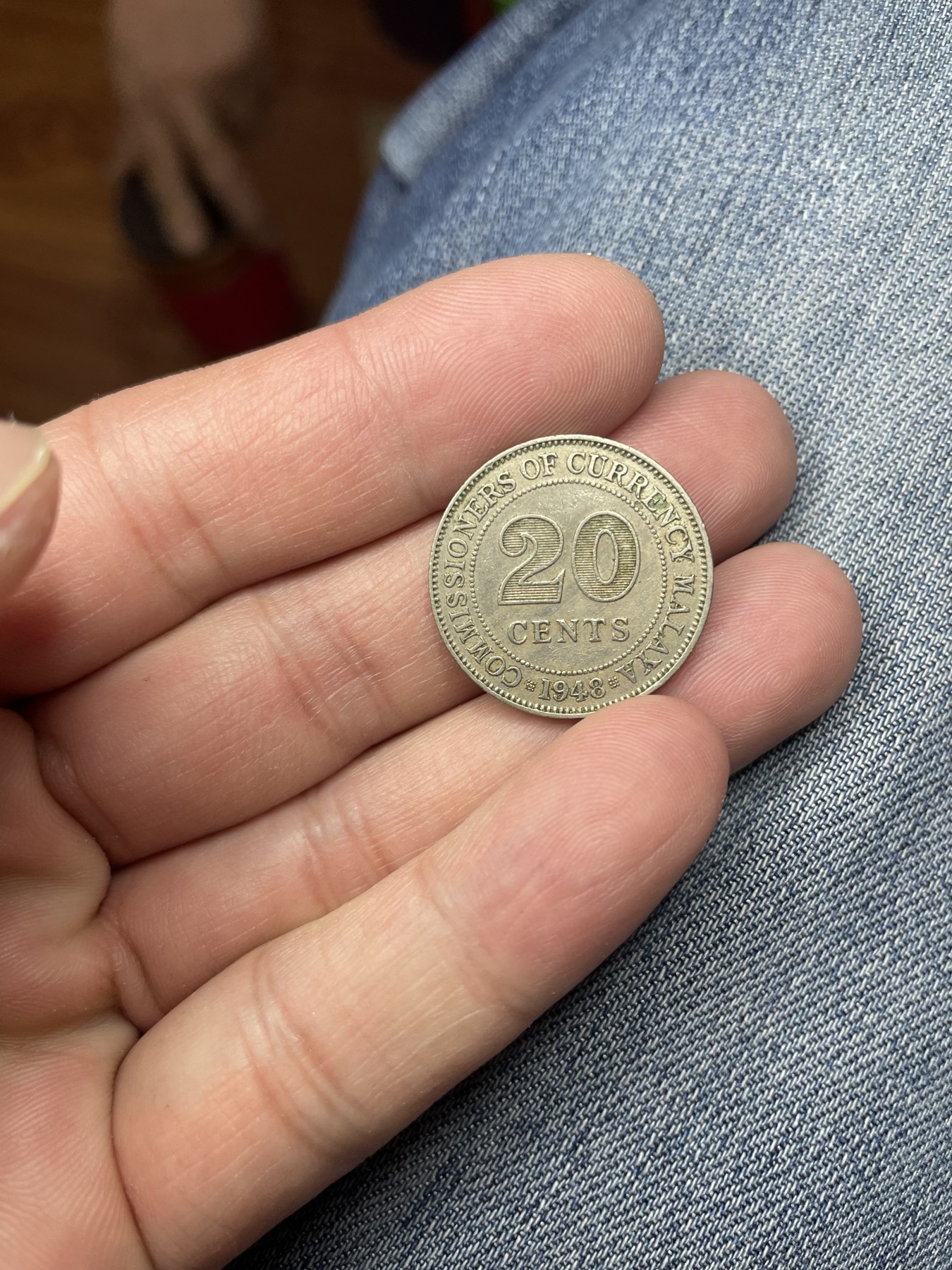 2024年集古藏今外币拍卖第二期-第4场（总第14拍） 1948年英属海峡20分