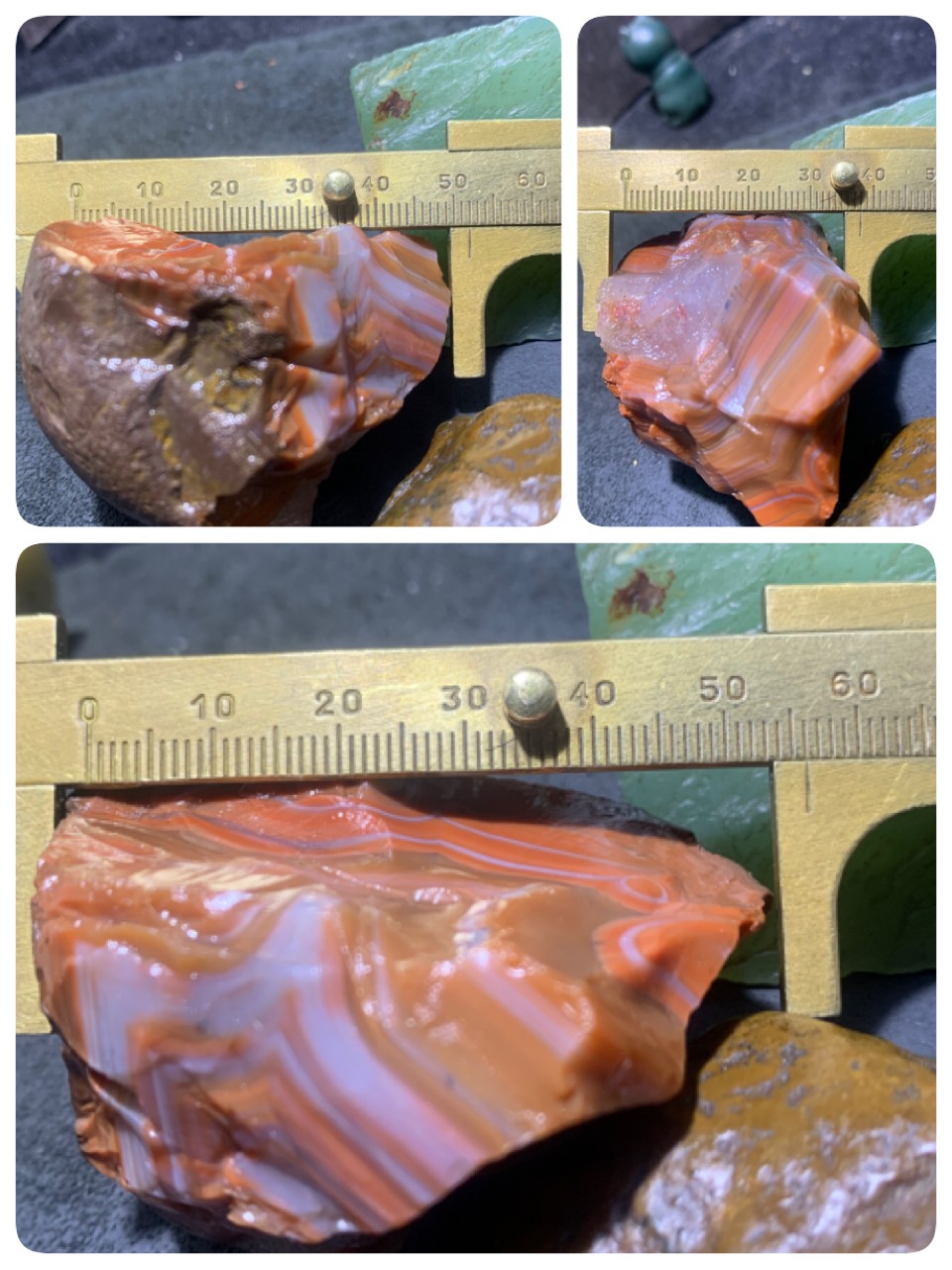 精美铁皮大开口冰飘料南红玛瑙原石一颗，
