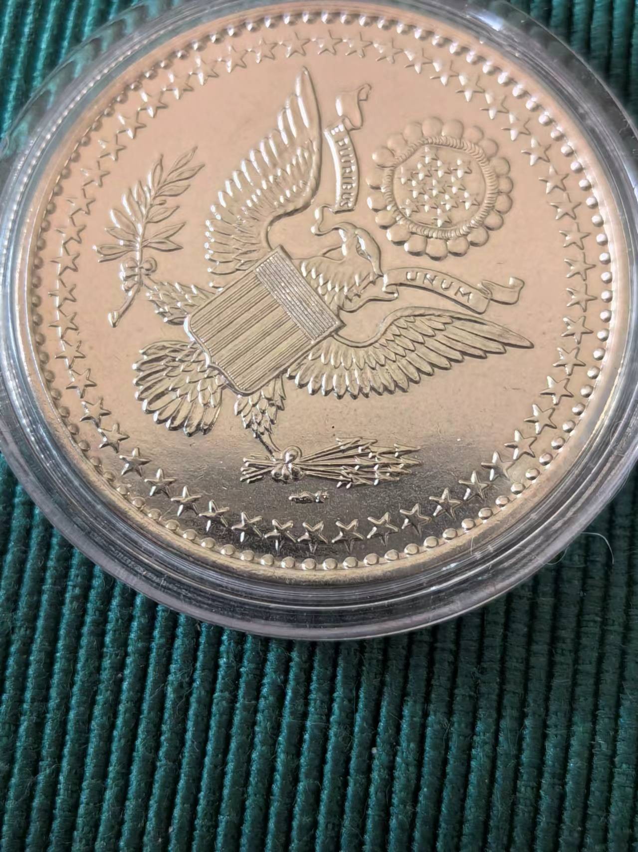 外国币章第二十二期（一分钟快速结束） 美国总统肯尼迪纪念银章30g，丰饶角1*银标