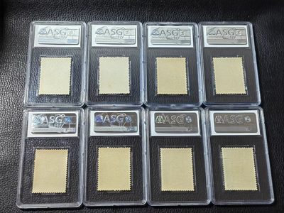 洪涛臻品批发群 精选邮票限时拍卖第1119期  特46唐三彩★新★全  ASG85分OG ★ 新六珍之一,难度品种，可评级的资源非常缺，末图裸票价格做参考。