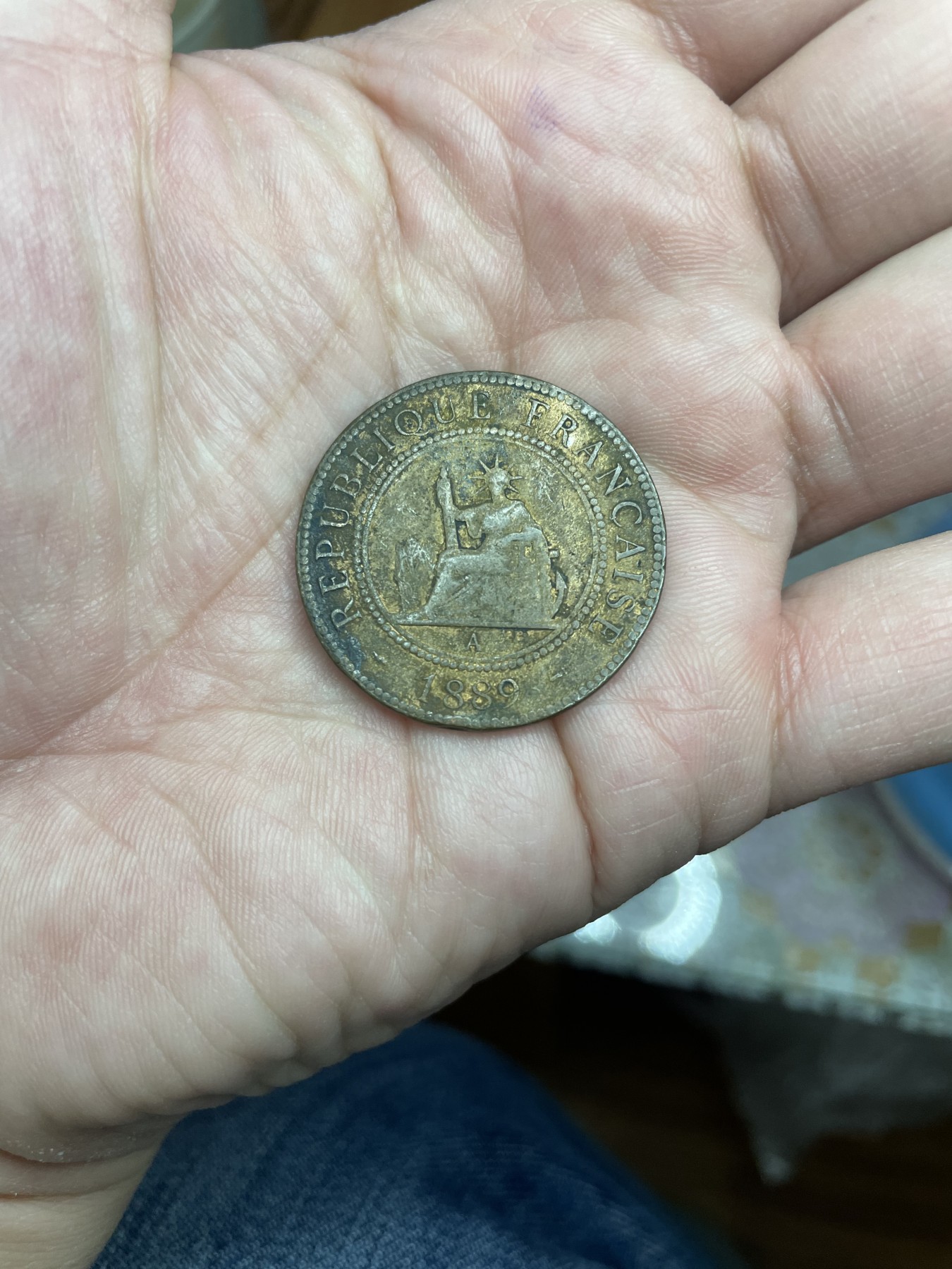 2024年集古藏今外币拍卖第二期-第4场（总第14拍） 1889年法属1/100