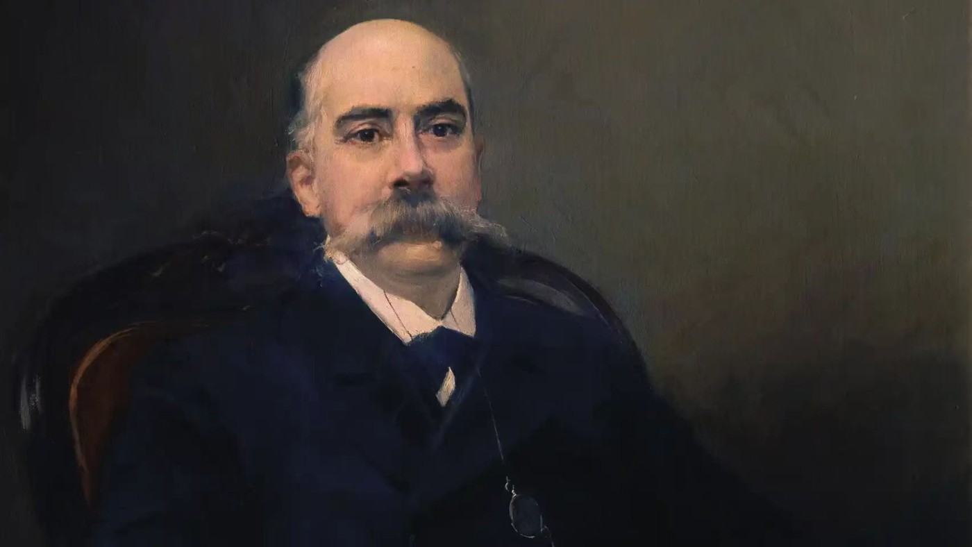 外国币章第二十二期（一分钟快速结束） 1899布宜诺斯艾利斯镀银铜章。 悼念 Emilio Castelar (1832-1899) 逝世。 雕刻师：Gottuzzo，76.35 克， Ø60 毫米。Emilio Castelar，政治家和作家，1873年9月至1874年1月任西班牙第一共和国总统。